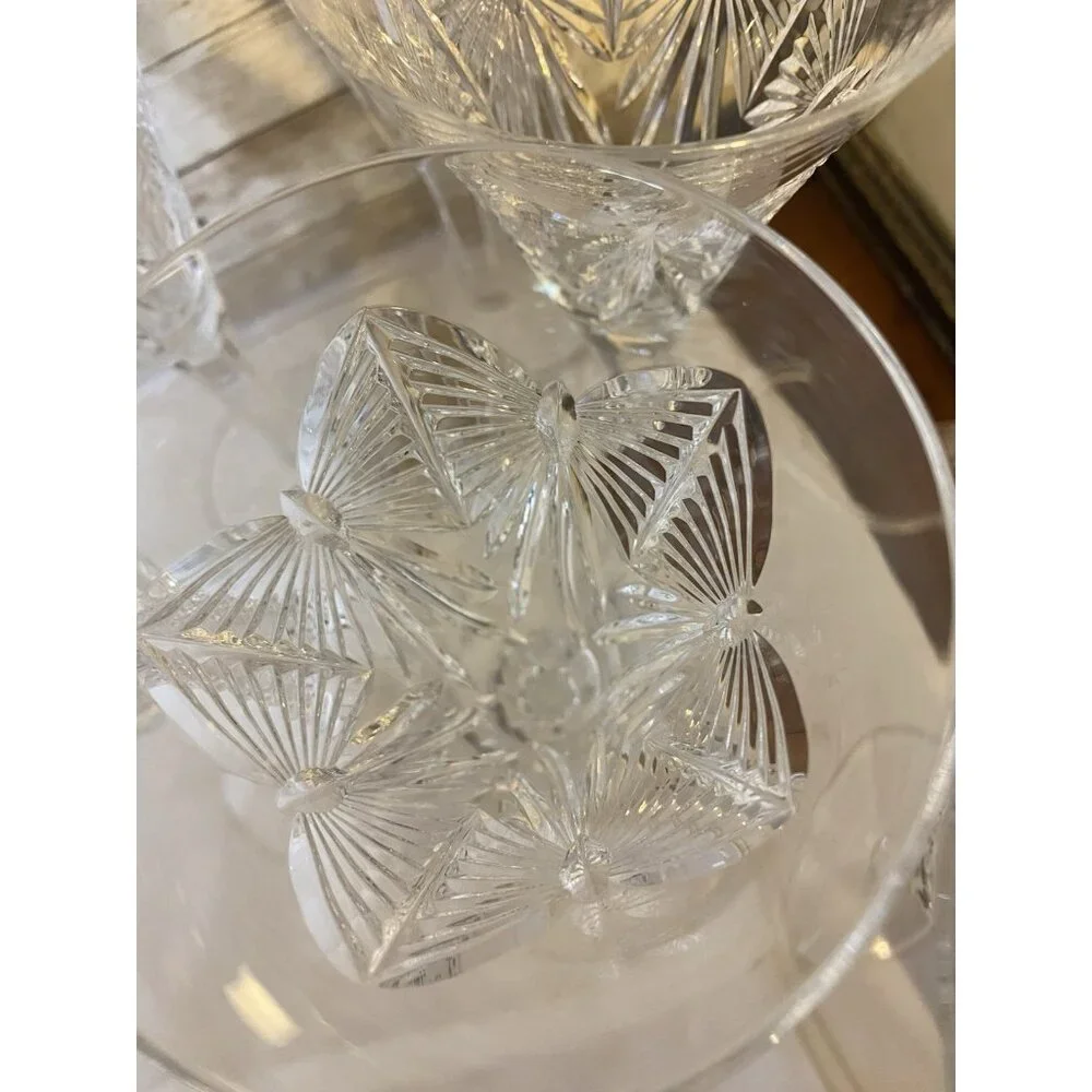 Single Waterford Crystal Millennium PEACE Toasting Flute Champagne Glass Dove